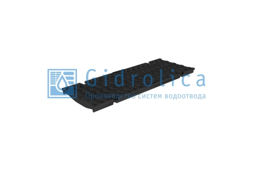 Решетка водоприемная Gidrolica Super РВ -15.19.50 - щелевая чугунная ВЧ, кл. D400 (50159D)