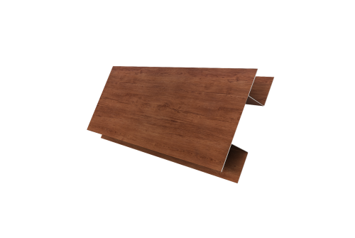 Планка H-образная Блок-Хаус new Grand Line 0,45 Print Premium Rowan Wood Intense FTC (3м)