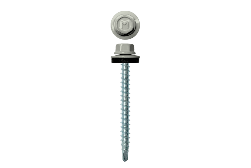 Саморез кровельный Daxmer 4,8х50 RAL 9002 (150) сверло №1