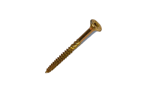 Саморез конструкционный Daxmer 6,0х80 (200шт) Torx желтый цинк