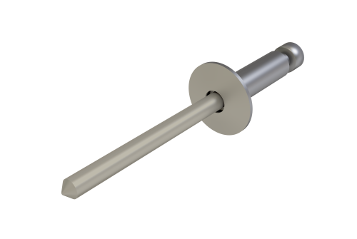 Заклёпка вытяжная Daxmer 4,8х21х14 RAL 7032 (250шт) нерж/нерж