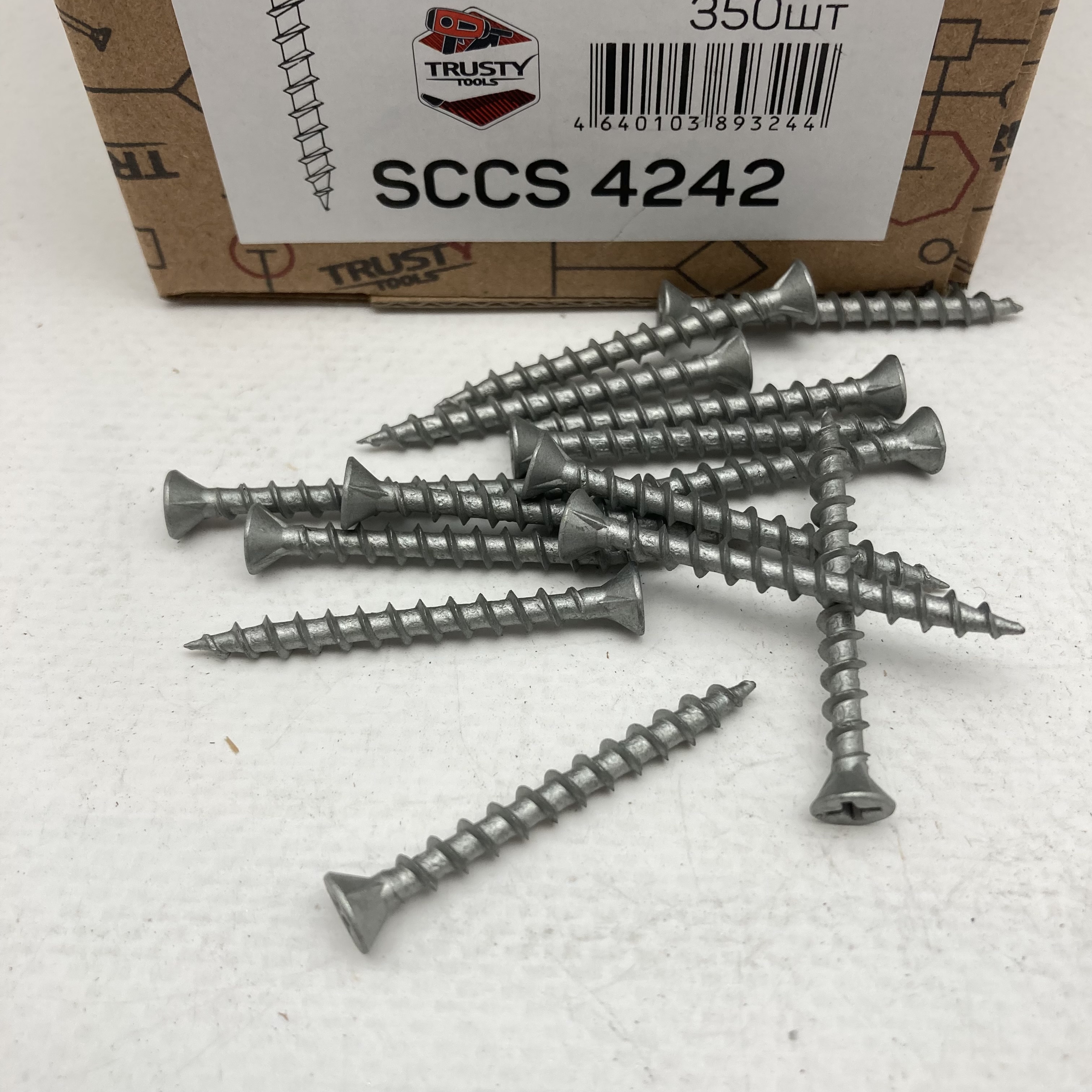 Саморезы для ЦСП SCCS 4,2х42 (350 шт)
