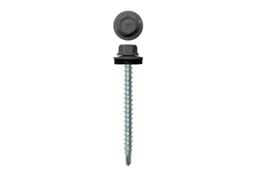 Саморез кровельный Daxmer 4,8х50 (150шт) сверло №1 RAL 7005