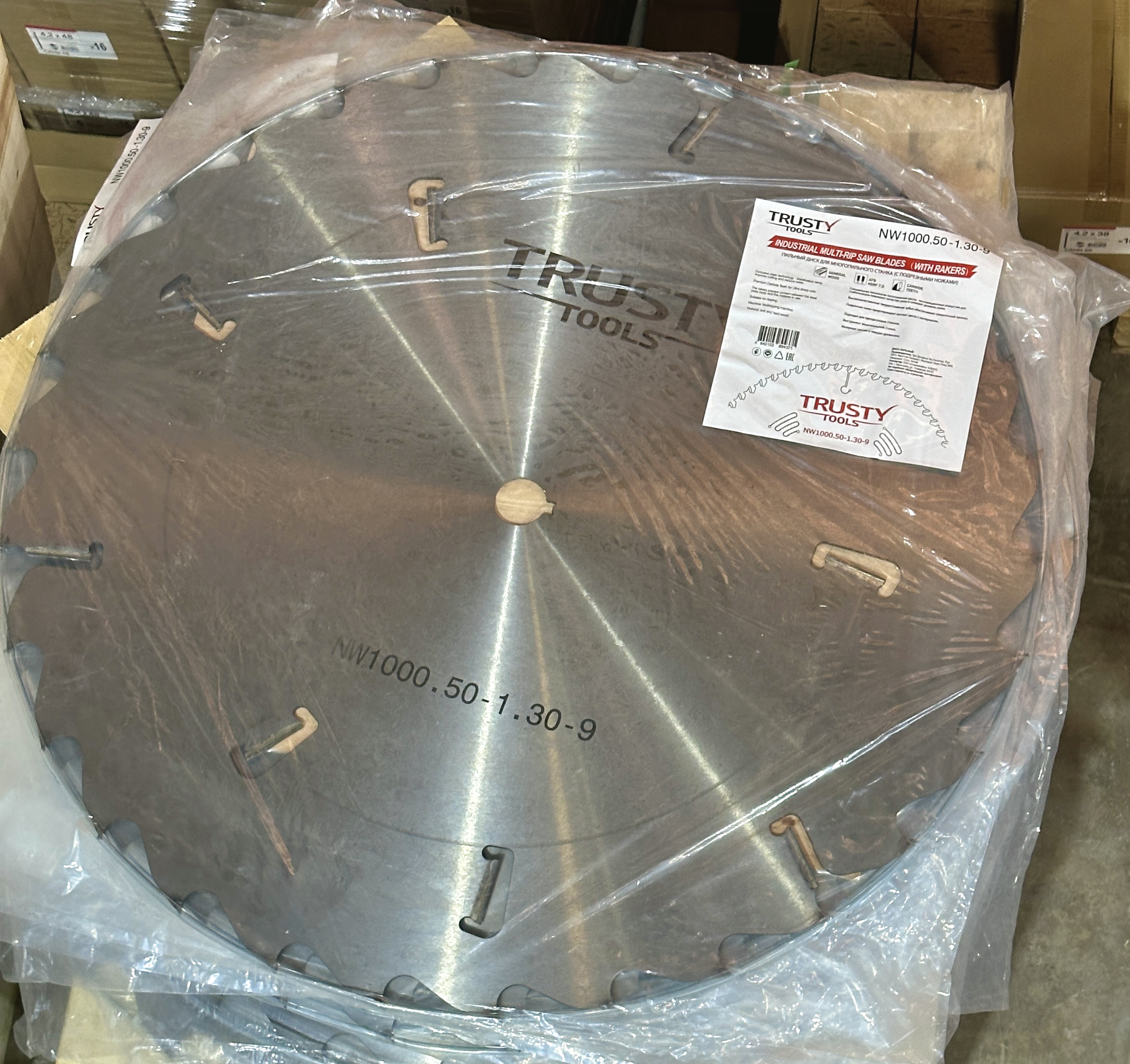Диск для пилорамы Trusty-Tools 1000х50 30+9T