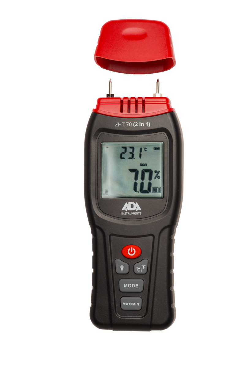 Измеритель влажности и температуры контактный ADA ZHT 70 (2 in 1)