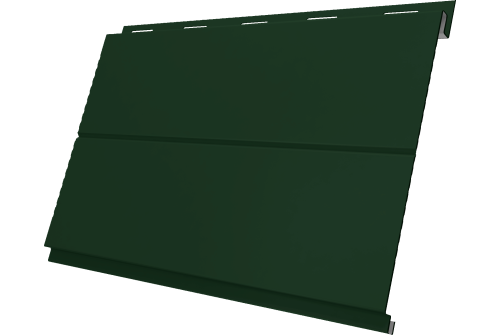 Софит металлический Вертикаль 0,2 line Grand Line 0,5 Satin Matt TX с пленкой RAL 6020 хромовая зелень