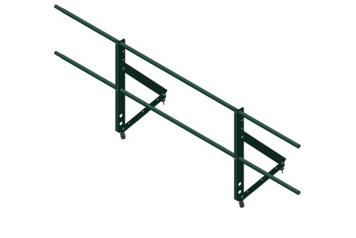 Ограждение кровельное Optima 0,65х2м RAL 6005