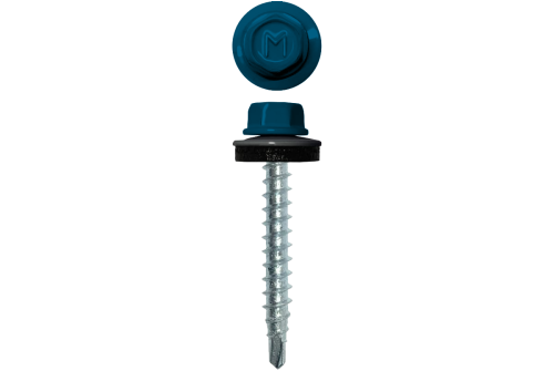 Саморез кровельный Daxmer 4,8х29 (250шт) сверло №1 RAL 5019