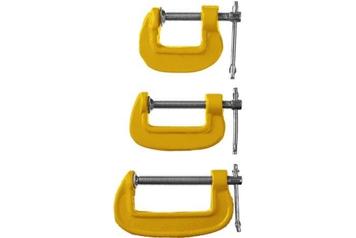 Набор струбцин Stayer SG-3 тип G 25-50-75мм