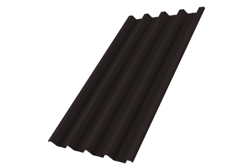 Профнастил Н60R v01 Grand Line 0,5 Satin RAL 9005 черный