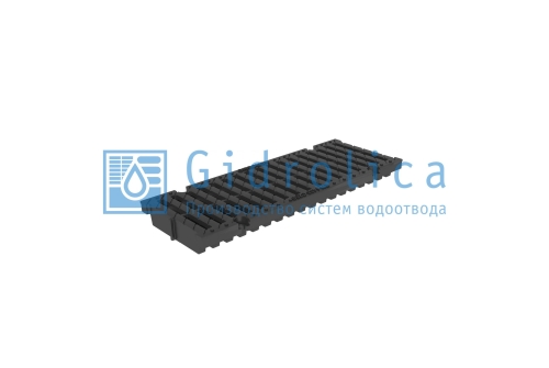 Решетка водоприемная Gidrolica Pro РВ -15.18,8.50 - щелевая пластиковая, кл. С250 (512)