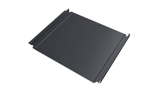 Кликфальц Double Pro Grand Line 0,5 Satin с пленкой на замках RAL 7024 мокрый асфальт