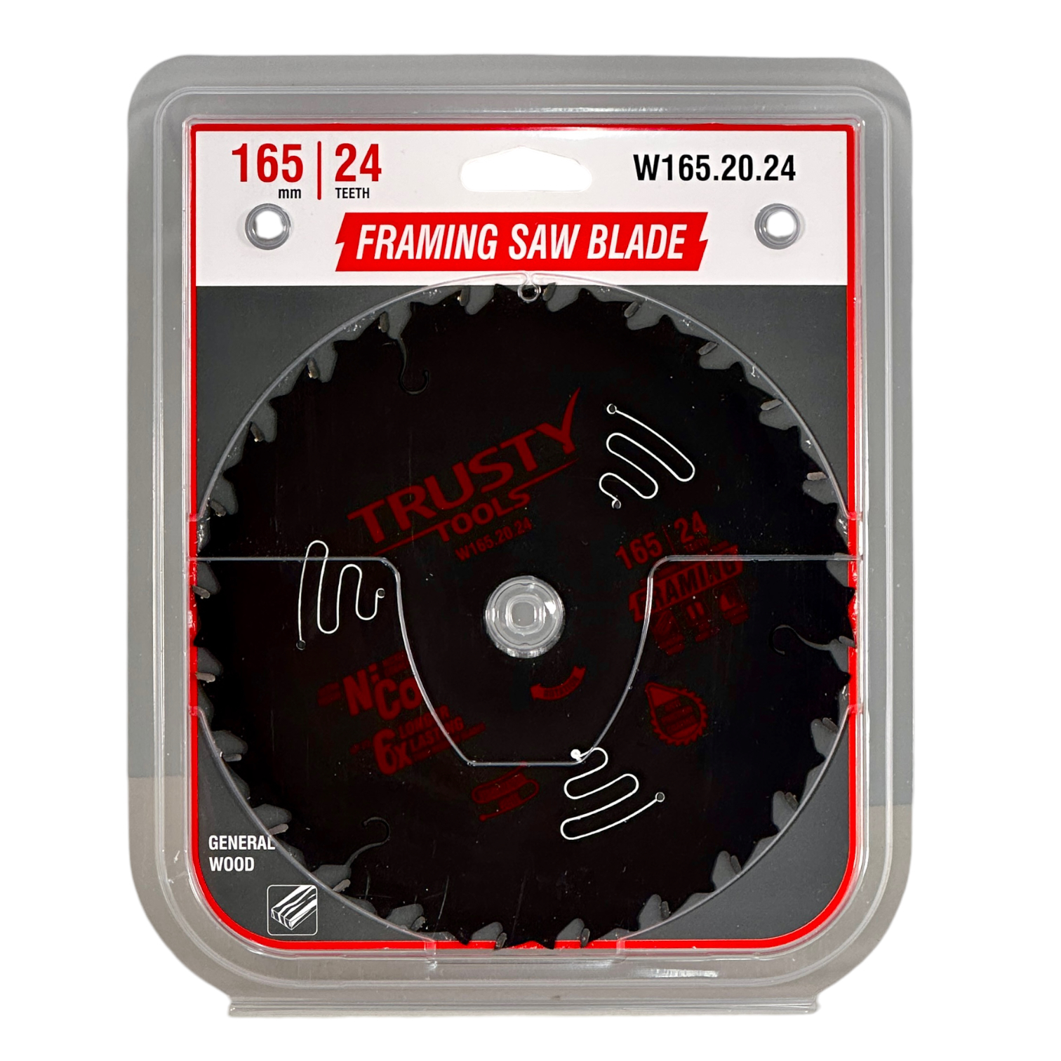 Диск пильный Trusty-Tools Framing по дереву 165х20 24T