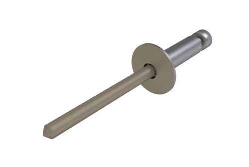 Заклёпка вытяжная Daxmer 3,2х8 (1000шт) сталь/сталь RAL 1035
