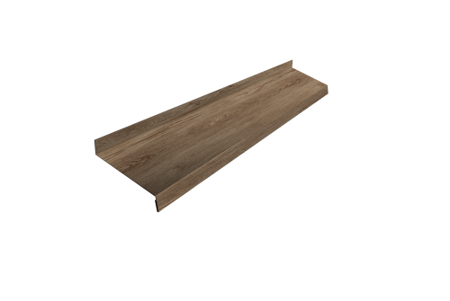 Отлив простой 100 Grand Line 0,45 Print Elite White Wood TwinColor (3м)