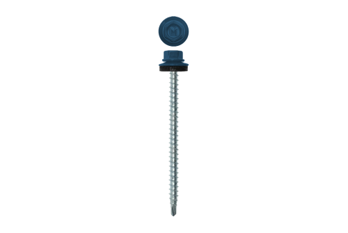 Саморез кровельный Daxmer 4,8х70 (100шт) сверло №1 RAL 5009