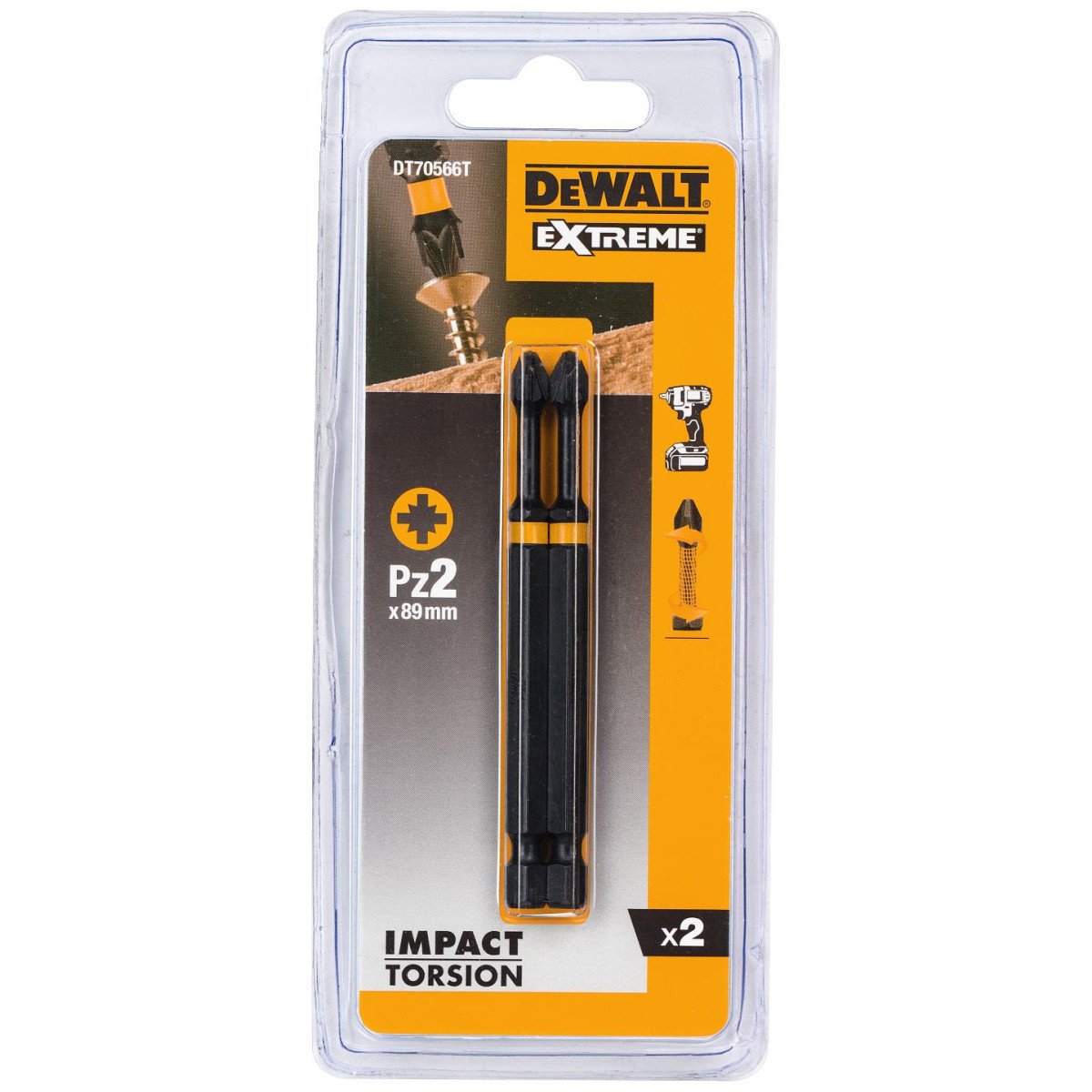 Биты ударные IMPACT Torsion Pz2 85мм (2 шт)