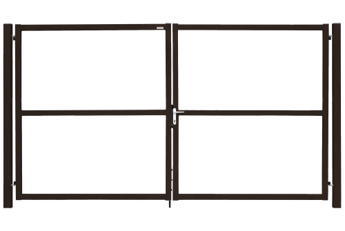 Ворота Colority Zinc Lock 2,0х4,0 RAL 8017