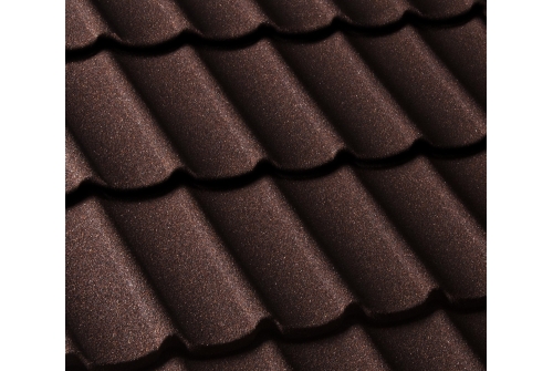 Лист композитной черепицы Gerard Diamant chestnut