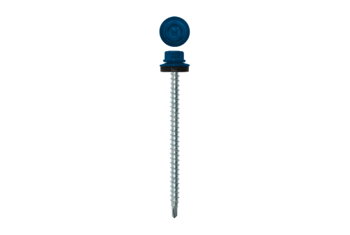 Саморез кровельный Daxmer 4,8х70 (100шт) сверло №1 RAL 5005