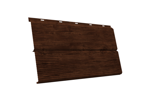 ЭкоБрус 0,345 Gofr Grand Line 0,45 Print Elite с пленкой Cherry Wood TwinColor