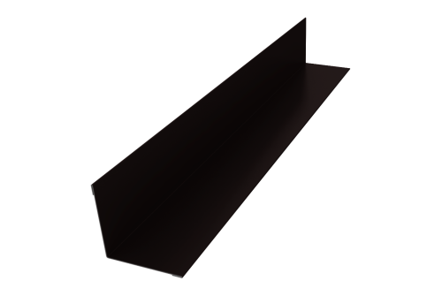 Угол внутренний 50х50 Grand Line 0,5 Drap RAL 9005 черный (2м)