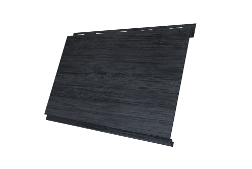Софит металлический Вертикаль 0,2 classic Grand Line 0,45 Print Premium с пленкой Grey Wood TwinColor
