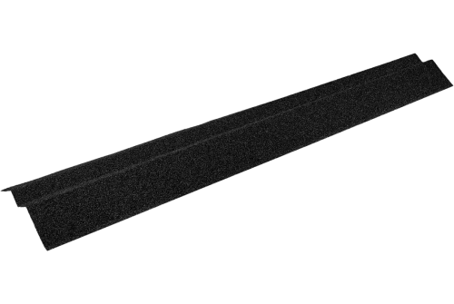 Планка карнизная для композитной черепицы CM Roof черный (1,355м)