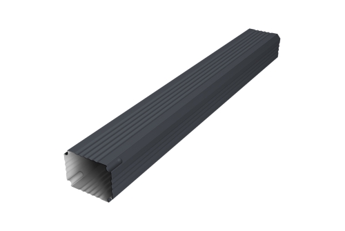 Труба гофрированная Vortex Lite 76х102х1000мм PE RAL 8004 терракота