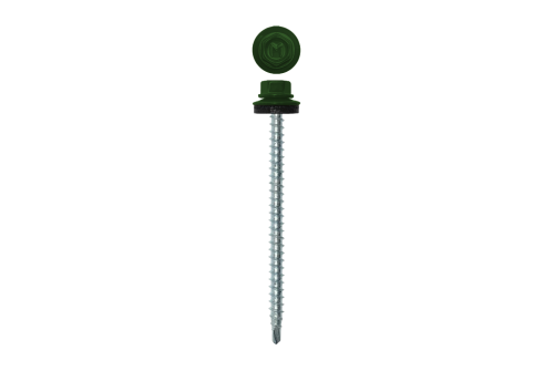 Саморез кровельный Daxmer 4,8х70 (100шт) сверло №1 RAL 6002