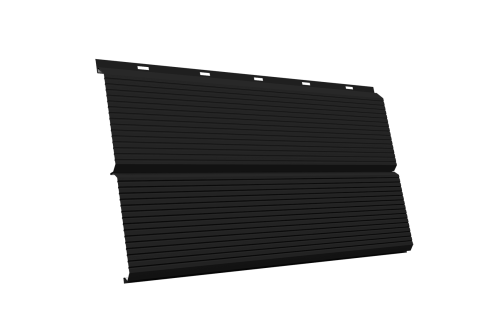 ЭкоБрус 0,345 Gofr Grand Line 0,45 Drap ST RAL 9005 черный