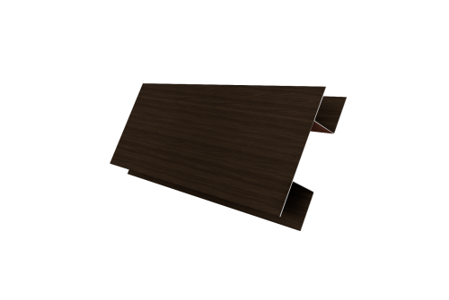 Планка H-образная Экобрус 0,45 Print Elite с пленкой Coffee Wood TwinColor (3м)