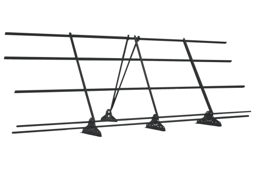 Ограждение кровельное со снегозадержателем на фальц Grand Line 1,2х3м RAL 7045