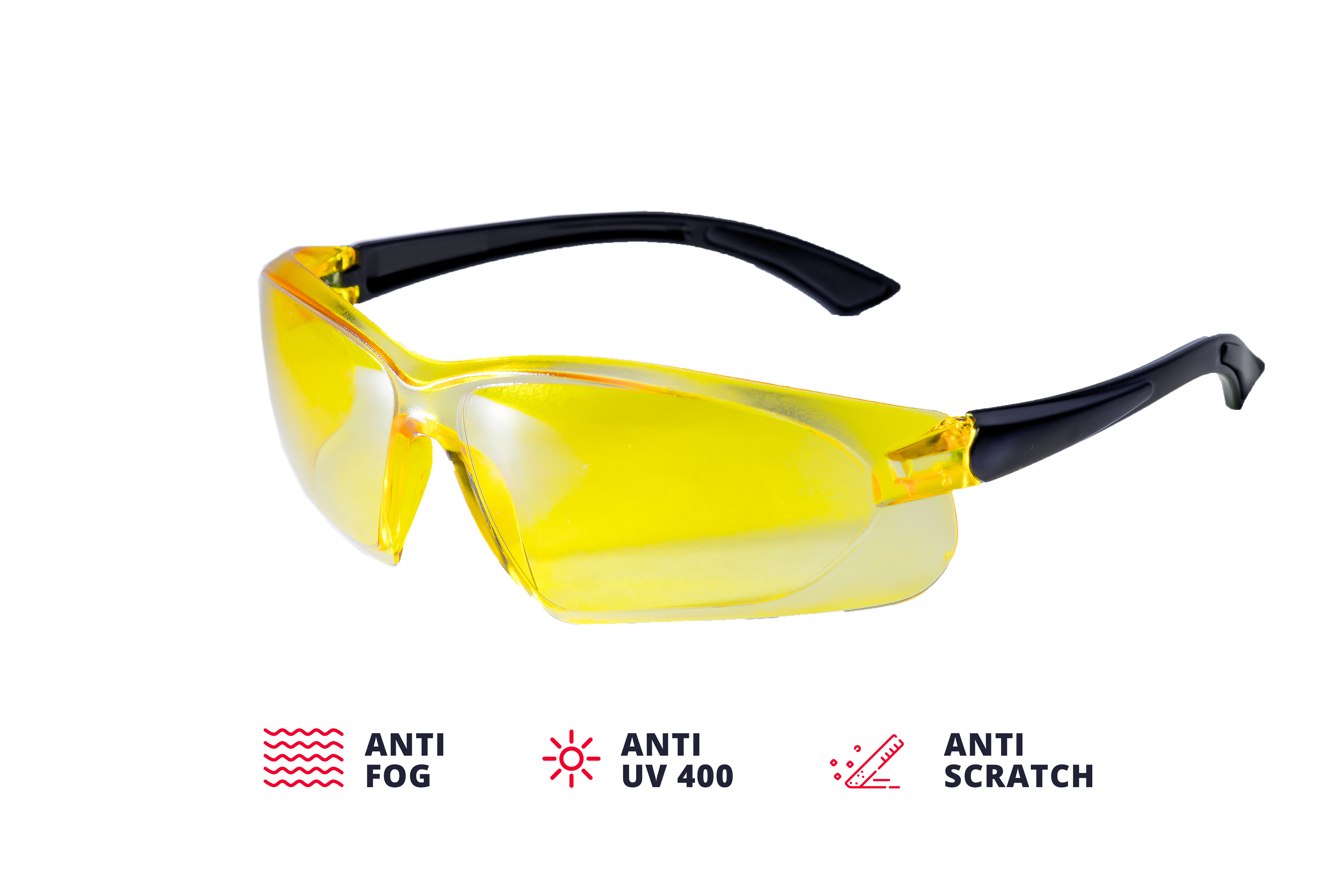 Желтые защитные очки Ada Visor Contrast