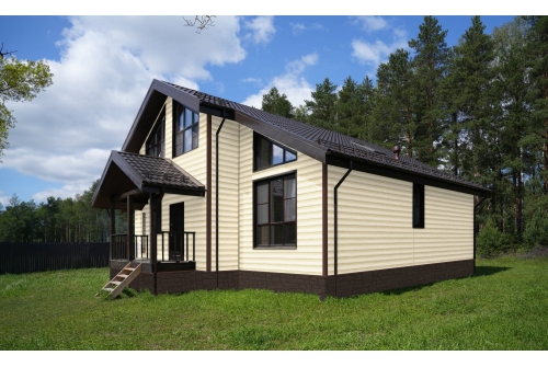 Блок-хаус new Grand Line 0,45 Print Elite Milky Wood TwinColor