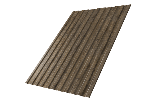 Профнастил С8A v02 Grand Line 0,45 Print Elite Nordic Wood TwinColor