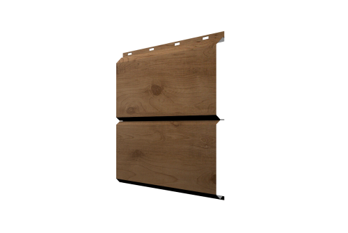 Софит металлический ЭкоБрус 0,345 Grand Line без перфорации 0,45 Print Premium Pine Wood Fresh