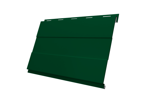 Софит металлический Вертикаль 0,2 prof Grand Line 0,5 Satin с пленкой RAL 6005 зеленый мох