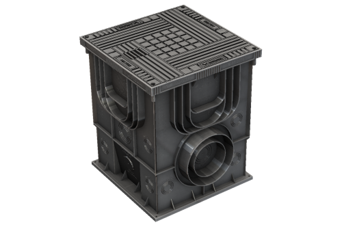 Колодец коммуникационный Master Aquastok 350х350х420 с крышкой (4355)