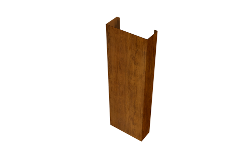 Полустолб для С21 0,45 Print Elite с пленкой Golden Wood TwinColor (L1,8)