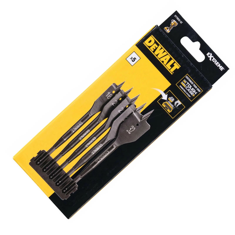 Набор перьевых свёрл по дереву DeWalt DT70832-QZ (5 шт)