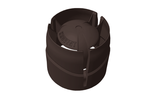Колпак Krovent Hupcap 110 new коричневый