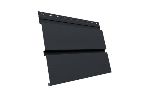 Квадро Брус 3D Grand Line 0,45 Drap TR с пленкой RAL 7024 мокрый асфальт