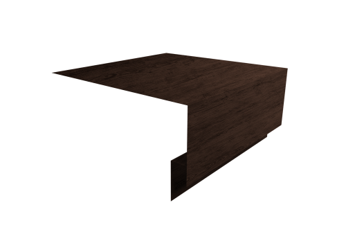 Планка околооконная сложная Блок-Хаус new Grand Line 250х75х27 0,45 Print-Double Premium Antique Wood (2м)