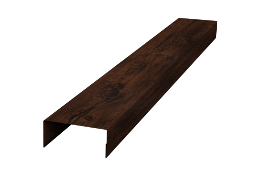 Крышка 45х20 для забора жалюзи Texas Grand Line 0,45 Print Elite Cherry Wood TwinColor (3м)
