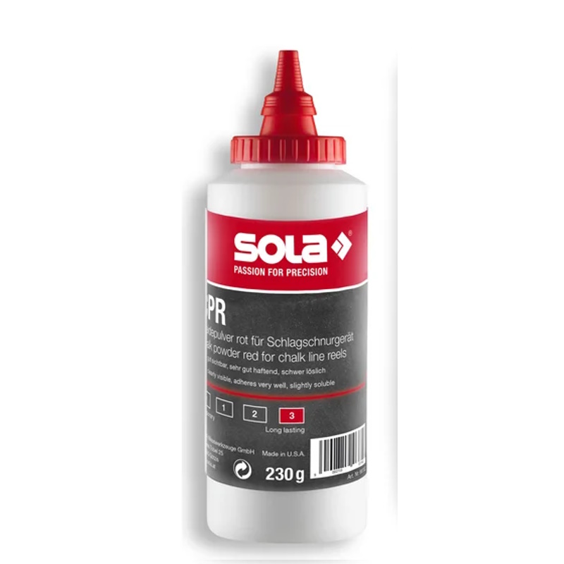 Порошок меловый SOLA 66152101 (красный) 230 г