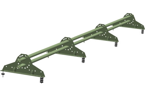 Снегозадержатель трубчатый Grand Line RAL 6019 3м