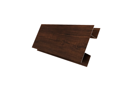 Планка H-образная Блок-Хаус new Grand Line 0,45 Print-Double Premium Cherry Wood Dark F (3м)
