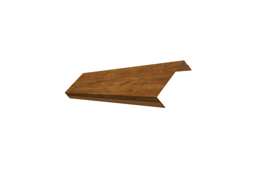Ламель обратная 100 забора жалюзи Texas Grand Line 0,45 Print Elite Golden Wood TwinColor