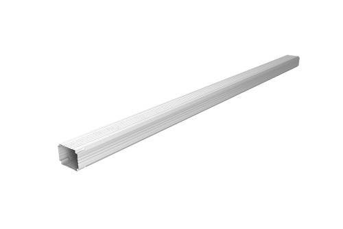 Труба гофрированная Vortex Lite 76х102х2000мм PE RAL 9003 сигнальный белый
